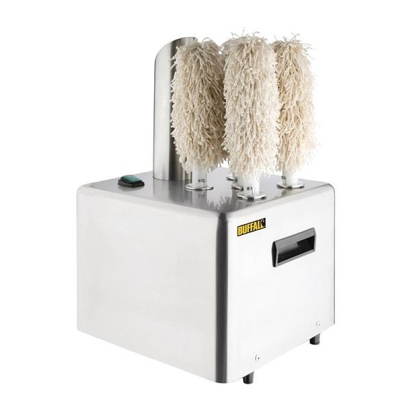 Buffalo professionelle Gläserpoliermaschine, Edelstahl, FA118