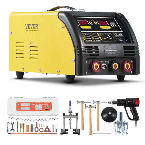 VEVOR Dual Pro Ausbeulspotter, 5-kW-Schweißgerät für Stahl-/Aluminiumplatten, LZHJFTSZDSD1DIN4DV2