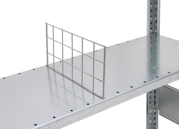 Schulte Draht-Steckgitter, 500 x 140 mm (T x H), glanzverzinkt für MULTIplus150-Fachböden, 12427-25