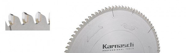 Karnasch Hartmetall-bestücktes Kreissägeblatt, Kunststoff/Aluminium 7-Zahn Geometrie 400x3,6/3,0x30mm 98 NEG - NL: UNI, 109000400020