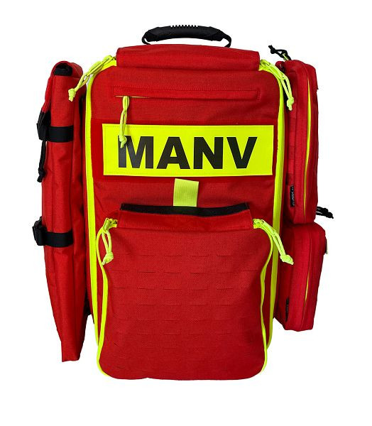 ultraMEDIC MASCAL RESPONSE PACK - Notfallrucksack zur Erstversorgung mehrerer Verletzter (MANV), rot, SAN-5011-RO