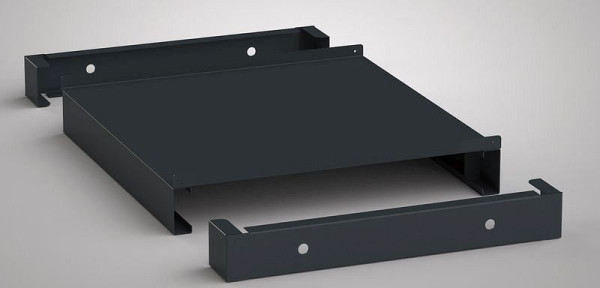KLW Hubwagensockel mit Trägerblech für Schubladenschrank-Serie SEB (572 x 750 mm), fest, SEB-HSO-100
