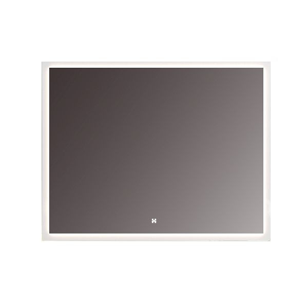 HOME DELUXE LED-Spiegel Rechteckig NOLA – 80 x 60 cm, 49923