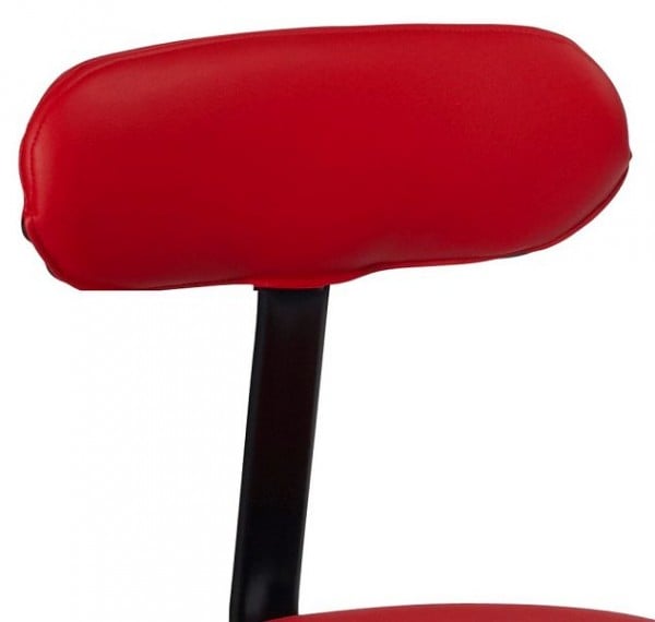 Global Professional Seating Rückenlehne Oval Gepolstert Rot, 625413