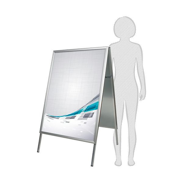 VKF Renzel Kundenstopper, 32mm Profil, Gehrung DIN A0 - 1.400 mm, 50.0055.5