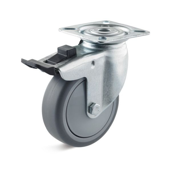 Torwegge Apparate-Rolle-Set, VE: 4 Stück, L-AL-TPBK-050-K-3-, 0028133
