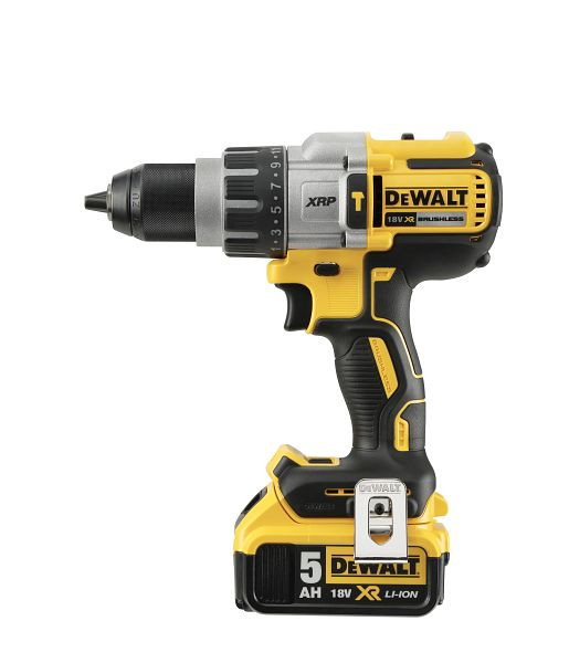 DeWalt 18,0 Volt / 5,0 Ah Akku-Dreigang-Schlagbohrschrauber (bürstenlos), DCD996P2-QW