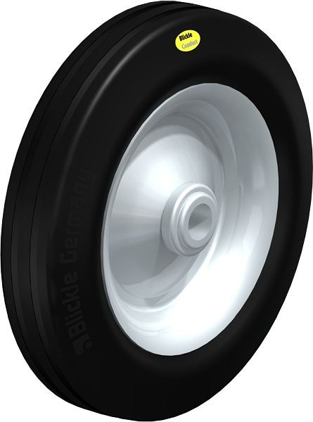 Blickle RD 282/25R Rad aus Zweikomponenten-Vollgummi, Schwarz, 3087