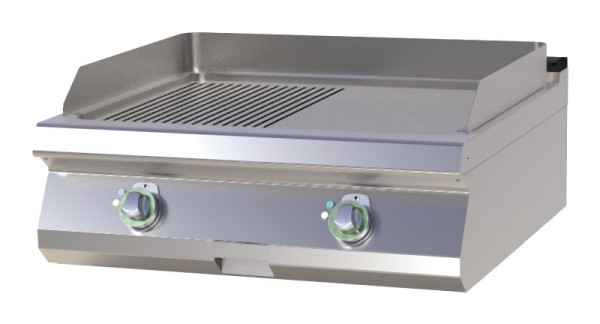 RM Thermik Serie 700, Elektro-Grillplatte, 800x730x300 mm, glatte/gerillte Grillfläche, FTHR-708E