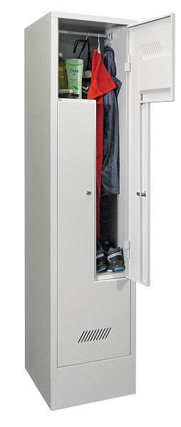 Pavoy Z-Schrank mit Sockel 1850/500/400, 1 Abteile, Drehriegelverschluss, Lüftungsschlitze, 60262-212-022-910