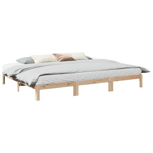 vidaXL Familienbett ohne Matratze 240x200 cm Massivholz Kiefer, 3324565