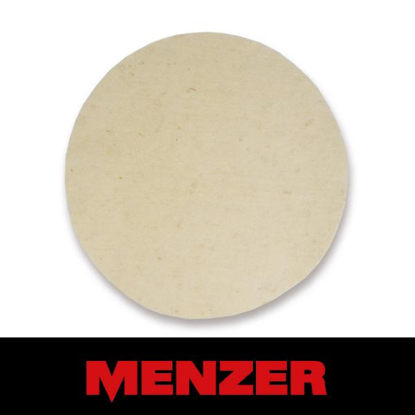 Menzer Wollpad, Ø 406 mm, Natur, Synthetische Fasern / Gefilzte Naturwolle, VE: 5, 245121000