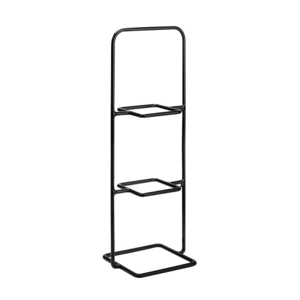 APS Buffetständer PERFECTO, Metall, mit Antirutschbeschichtung (PVC), 23 x 19 cm, Höhe 59,5 cm, schwarz, 33308