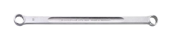 STAHLWILLE Doppelringschlüssel Nr.220 Schlüsselweite 13 x 14 mm Länge 290 mm, 41031314