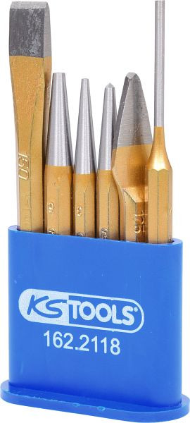 KS Tools Kombi-Werkzeugsatz, 6-teilig in Kunststoffhalter, 162.2118