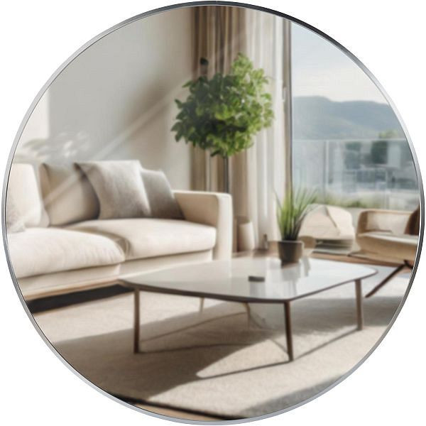 CLP Wandspiegel Elsie XL, silber, 323832, 4255716314668