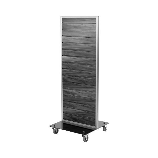 VKF Renzel Mobiler FlexiSlot®-Tower „Slim“, anthrazitgrau, schwarz, 51.0038.205