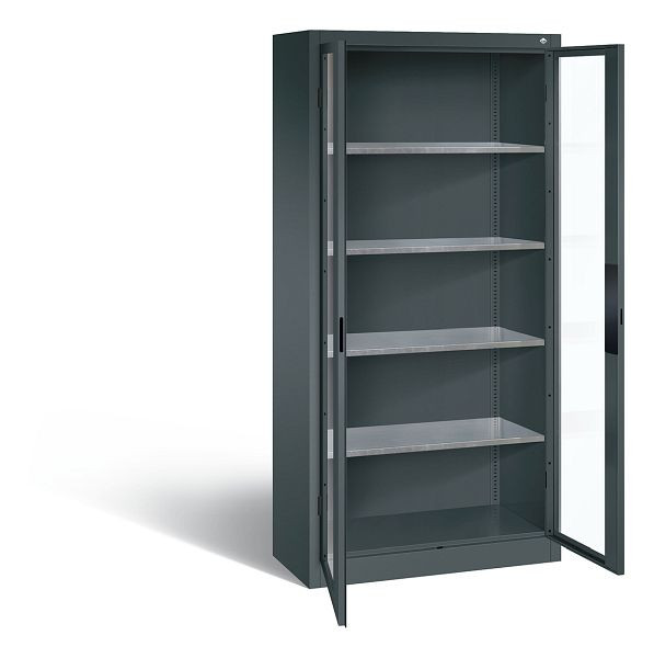 C+P Werkzeugschrank Acurado, H1950xB930xT400mm, Farbe: Anthrazitgrau, Muldengriff, 8920-055 S10141