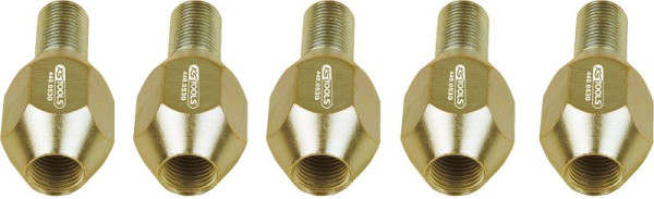 KS Tools Spezialmuttern-Satz M16x1,5, 5-teilig, 440.0530