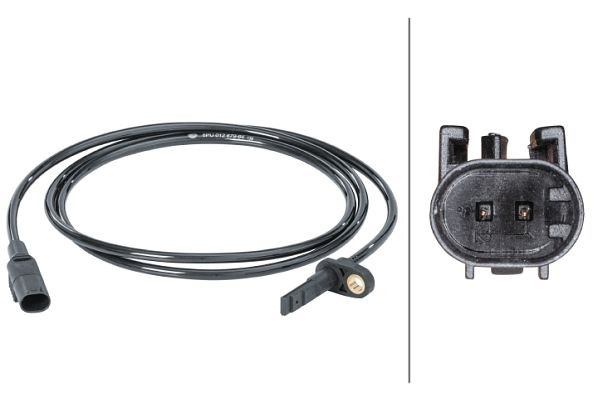 HELLA Sensor, Raddrehzahl, 12V, 2-polig, 6PU 012 679-641