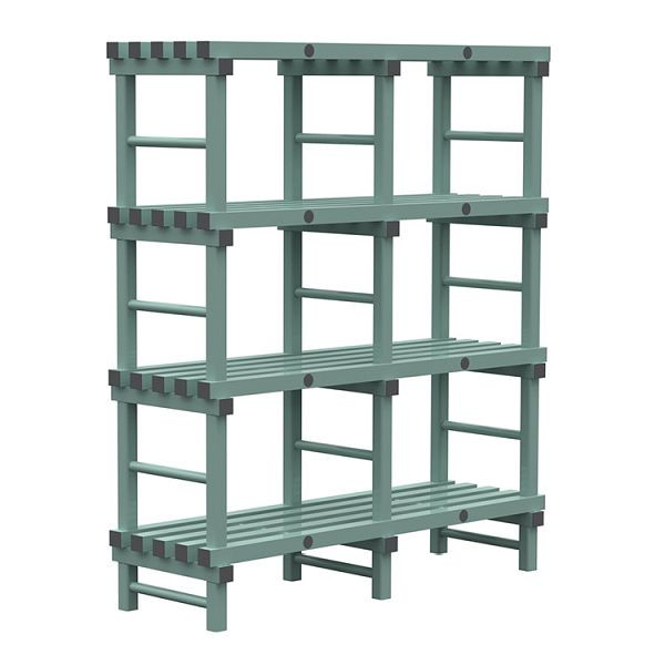 REA Euro-Regal 1500x500x1750mm, 4 Ständer mit 450mm Abstand, 308.155