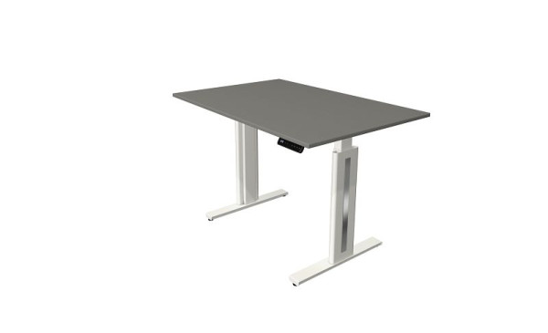 Kerkmann Sitz-/Stehtisch Move 3 fresh, B 1200 x T 800 mm, elektrisch höhenverstellbar von 720-1200 mm, grafit, (Montage), 10184012-1