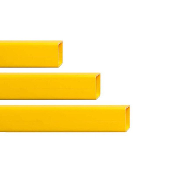 Stein HGS Rammschutzgeländer -Hybrid- Querbalken, 2000 mm / für Eckpfosten, (45° Schräge, einseitig), 36920