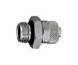 Riegler Gerade Einschraubverschraubung, Außengewinde zylindrisch mit O-Ring (NBR), 110479