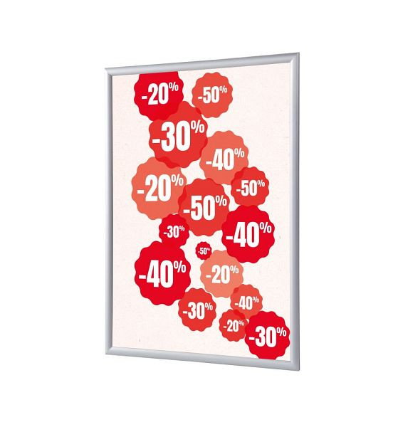 Showdown Displays Klapprahmen A4 Komplettset Rabatt, KRA4G25LPPI435