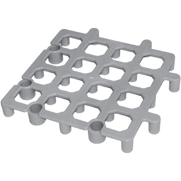 Vogue Bodenregale, Farbe: Grau, 40 x 335 x 335 mm, VE: 2 Stück, CF205