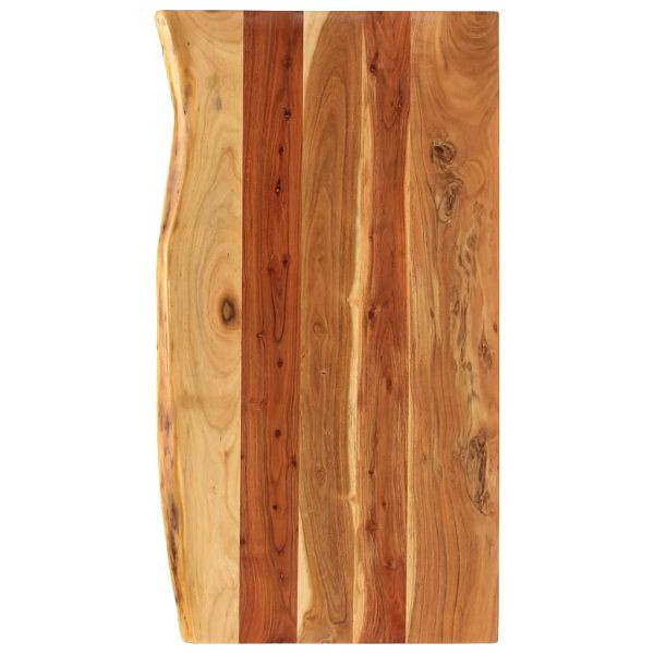 vidaXL Badezimmer-Waschtischplatte Massivholz Akazie 100x52x3,8 cm, 286322