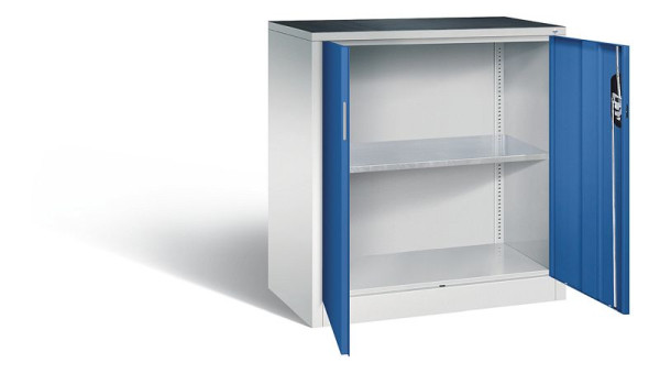 C+P Werkzeugschrank Acurado, H1000xB930xT500mm, Farbe: Lichtgrau / Enzianblau, Muldengriff, 8821-000 S10203