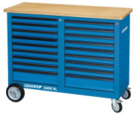Produktbild von GEDORE Rollwerkbank extra breit mit 18 Schubladen, 2528096 GEDORE Rollwerkbank extra breit mit 18 Schubladen, 2528096