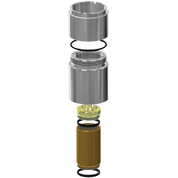 KWC Verlängerungsset für Tiefenausgleich, F3, hydraulisch Durchgangsventil DN20, 33 mm, 2030060823