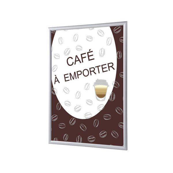 Showdown Displays Klapprahmen A1 Komplettset Kaffee To Go Französisch, KRA1G25LPPI578