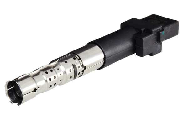 HELLA Zündspule, 12V, 4-polig, Kerzenschachtzündspule, gesteckt, 5DA 358 000-001