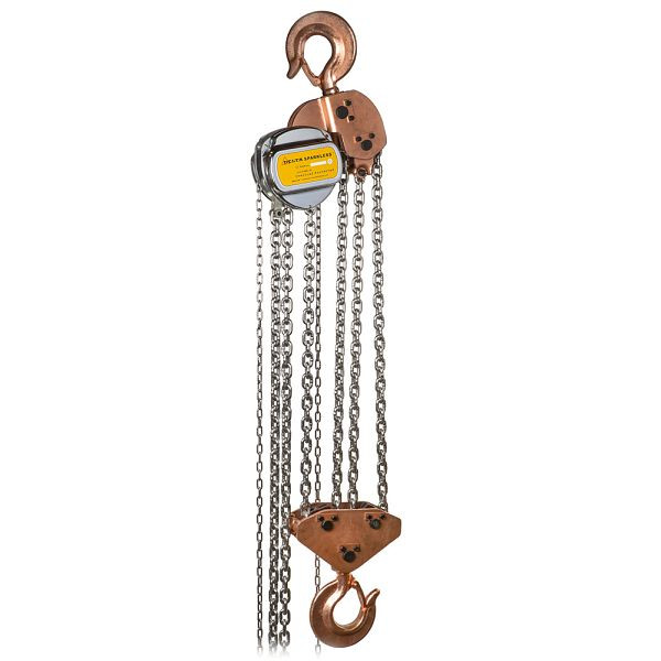 DELTA SPARKLESS® Funkenfreier Stirnradkettenzug, für ATEX Zone 2, 10t mit 6m Hubhöhe, DC.0.06610006