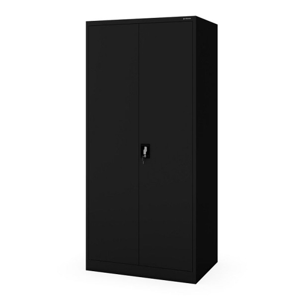 Jan Nowak Aktenschrank abschließbar JAN H D600 900 x 1950 x 600 mm, Schwarz, 1983