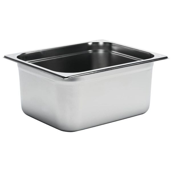 Gastro M Edelstahl GN-Behälter 15cm GN1/2, verstärkte Kanten, GR717