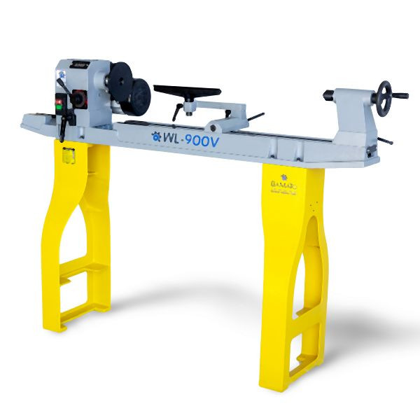 BAMATO Drechselmaschine mit drehbarem Spindelstock, WL-900V