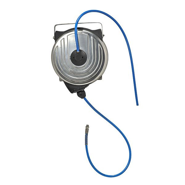 Gastro-Inox Aufroller mit 12 Meter Schlauch, 402.520