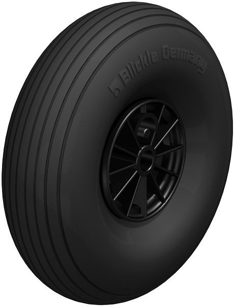 Blickle PK 300/20-75G Rad, Luftreifen, Schwarz, 40683