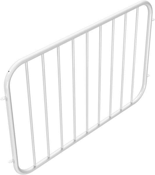 Schake Schutzzaungitter Zaunfeld-Element und Standpfosten, Zaunfeld-Element, feuerverzinkt und weiß beschichtet, 418_35B