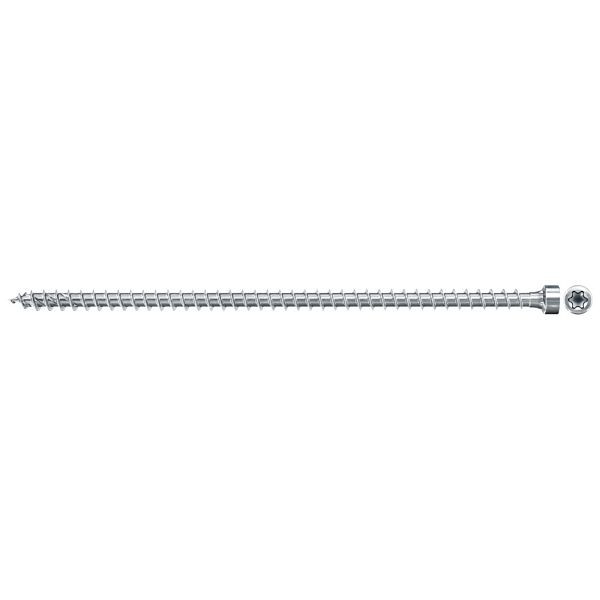Fischer Vollgewindeschraube PowerFull II CHTF 8,0x160 BC 50 Zylinderkopf, Innenstern TX Vollgewinde gvz, blau passiviert, VE: 50 Stück, 562960