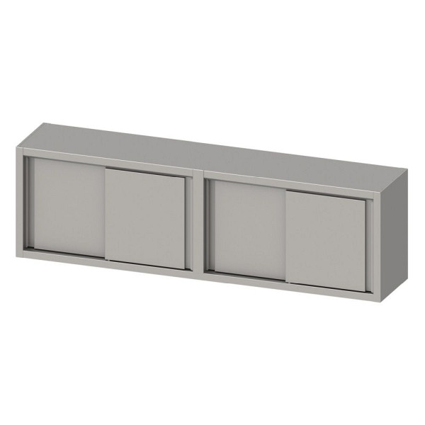 Stalgast Hängeschrank mit Schiebetüren 2000x400x600mm, verschweißt, VHS20402
