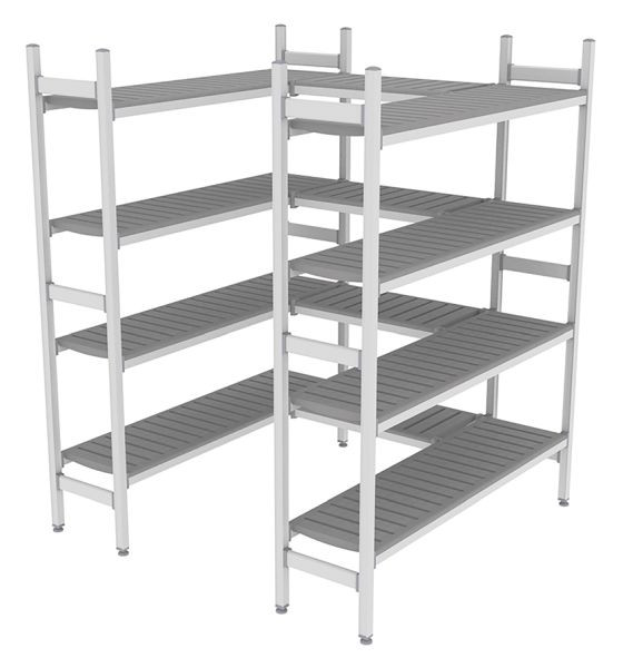 NordCap Regalsystem Z 170-230 / 174-234, 1075 / 700 / 1075 x 375 x 1850 mm, 528901008