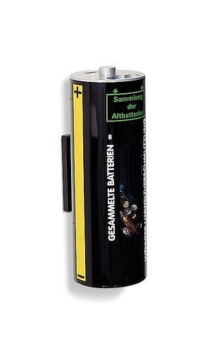 DENIOS Batterie-Sammelbehälter aus säurebeständigem Kunststoff, zur Wandmontage, 6 l, 129-600