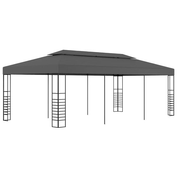 vidaXL Gartenpavillon 3x6 m Anthrazit, 47959, 8719883770833