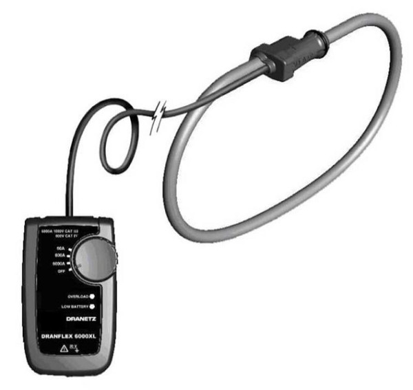 Gossen Metrawatt AC-Strom Einzel-Flex-Sonde Dranetz DRANFLEX6000XLB36, 193737