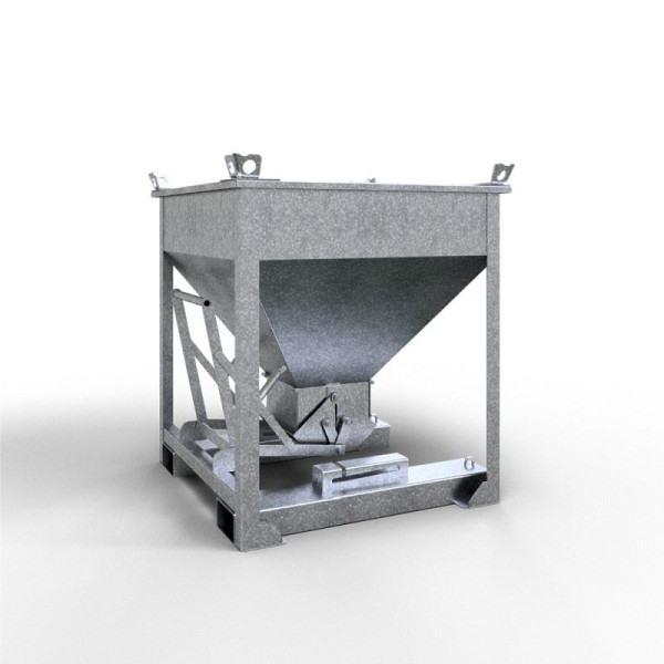 STEIN HGS Betonsilo, silber, 1000 L, silber, Stahl, 80503.0002